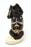 King Charles Dog Trinket Box. Hand Painted Brown Black Enamel Austrian Crystals