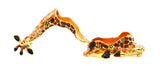 Big Giraffe Sitting Trinket Box With Austrian Crystals