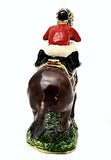 Jockey Horse Trinket Box. Amazingly Made with Austrian Crystals