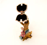 Big Cockatoo Trinket Box. Beautifully Made with Austrian Crystals.