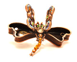 Twilight Dragonfly Decorative Trinket Box. Hand Set Austrian Crystals