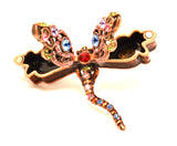Dragonfly Decorative Trinket Box with Hand Set Austrian Crystals