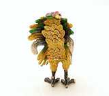 Big Rooster Trinket Box with Colorful Enamel Austrian Crystals