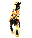 Decorated Running Horse Trinket Box. Eagle Head Saddle with Austrian Crystals