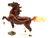 Elegant Galloping Horse Trinket Box Made with Austrian Crystals