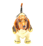 Basset Hound Dog Trinket Box. Beautifully Made with Austrian Crystals