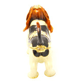 Basset Hound Dog Trinket Box. Beautifully Made with Austrian Crystals