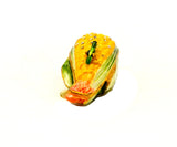 Corn Trinket Box. Handmade with Austrian Crystals Enamel