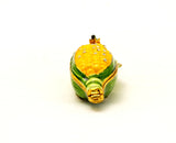Corn Trinket Box. Handmade with Austrian Crystals Enamel
