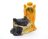 Big Maltese Dog Trinket Box with Austrian Crystals & Enamel