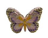 Handmade Butterfly Trinket Box. Made with Austrian Crystals & Enamel