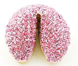 Bejeweled Fortune Cookie Trinket Box. Hand Set Austrian Crystals