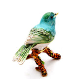 Bejeweled Sparrow Trinket Box with Colorful Enamel & Austrian Crystals
