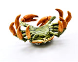 Jeweled Crab Trinket Box Made with Enamel & Austrian Crystals