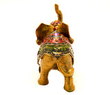 Gentle Elephant Trinket Box, Hand Crafted with Austrian Crystals