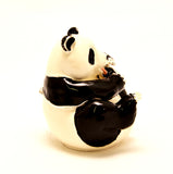Big Panda Trinket Box Made with Austrian Crystals