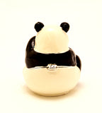 Big Panda Trinket Box Made with Austrian Crystals
