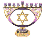 Handmade Menorah with Star of David