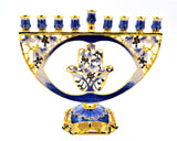 Menorah with Hamsa Hand