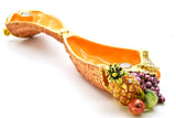 Hand Crafted Cornucopia Trinket Box