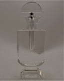 Elegant Hand-Cut Crystal Perfume Bottle