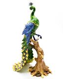 Tall Peacock on Branch 7.25 x 10 x 4 (1)