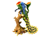 Tall Peacock on Branch 7.25 x 10 x 4 (1)