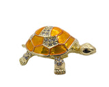 Jeweled Turtle Trinket Box
