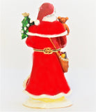 Big Santa Claus with Gifts Trinket Box Made with Austrian Crystals