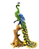 Tall Peacock on Branch 7.25 x 10 x 4 (1)
