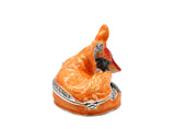Small Sitting Fox Trinket Box