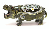 Hippopotamus Trinket Box