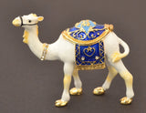 Small Nativity Camel Trinket Box Made with Austrian Crystals