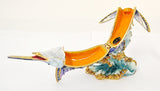 Marlin Fish Trinket Box. Very Detailed with Austrian Crystals