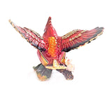 Flying Cardinal Trinket Box. Hand Crafted with Austrian Crystals