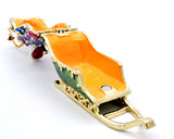 Santa on Sleigh with Gifts Trinket Box Made with Austrian Crystals