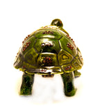 Big Turtle Trinket Box. Hand Detailed with Enamel & Austrian Crystals