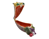 Jeweled Cornucopia Trinket Box