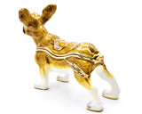 French Bulldog Trinket Box. Hand Crafted with Lots of Details