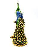Tall Peacock on Branch 7.25 x 10 x 4 (1)