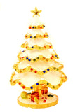 Christmas Tree with Faux Pearls & Austrian Crystals & Enamel