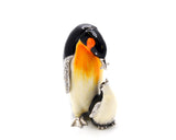 Jeweled Penguin with Baby Trinket Box. Uniquely Made with Austrian Crystals