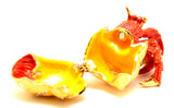 Seaside Hermit Crab Trinket Box Made with Austrian Crystals
