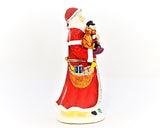Big Santa Claus with Gifts Trinket Box Made with Austrian Crystals