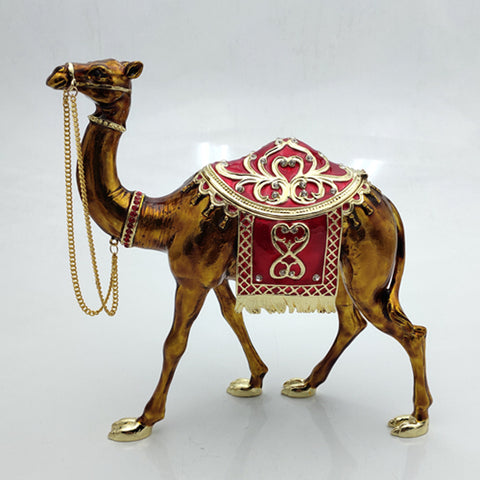 Large Standing Camel Trinket Box Made with Lots of Details
