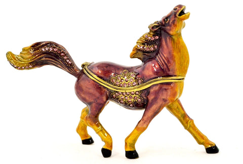 Galloping Horse Trinket Box