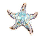 Blue Starfish Trinket Box. Hand Painted Enamel Austrian Crystals