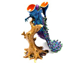 Tall Peacock on Branch 7.25 x 10 x 4