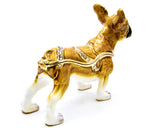 French Bulldog Trinket Box. Hand Crafted with Lots of Details