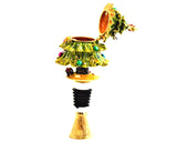 Christmas Tree Trinket Box Bottle Stopper with Display Stand
